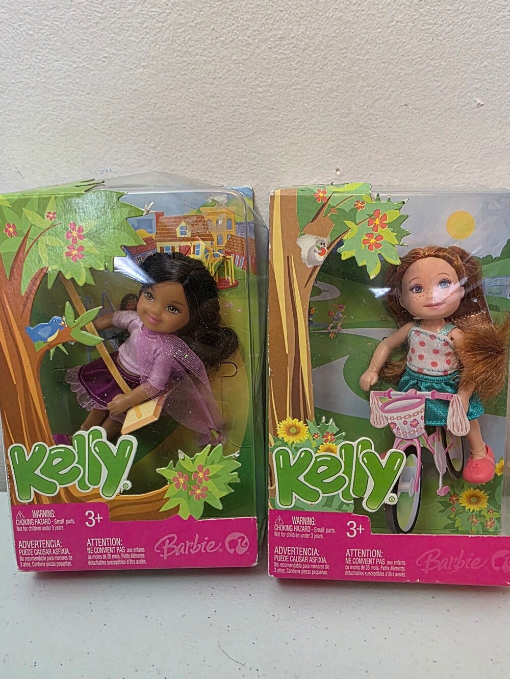 Mattel Barbie Vintage Kelly Doll Spend The Day With Pink & Green Outfits Set NIB